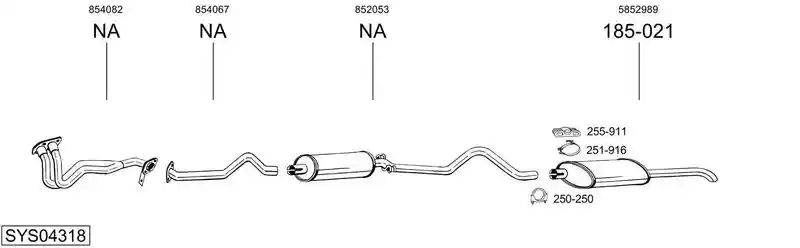 BOSAL SYS04318