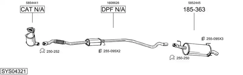 BOSAL SYS04321