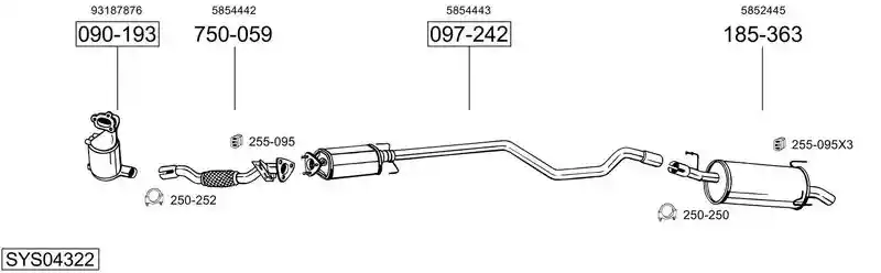 BOSAL SYS04322