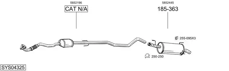 BOSAL SYS04325