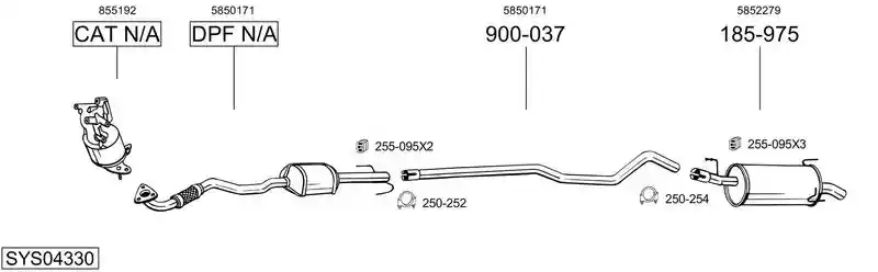 BOSAL SYS04330