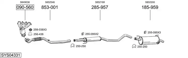 BOSAL SYS04331