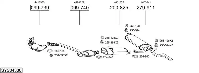 BOSAL SYS04336