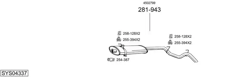 BOSAL SYS04337