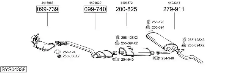 BOSAL SYS04338
