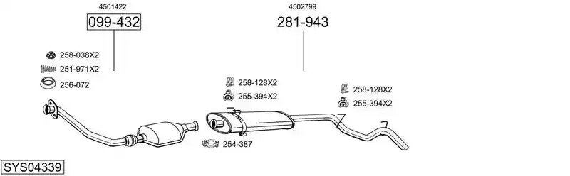 BOSAL SYS04339