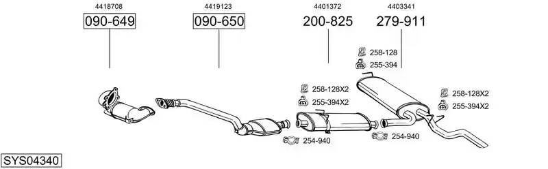 BOSAL SYS04340