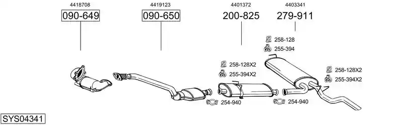 BOSAL SYS04341