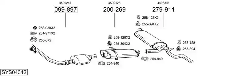BOSAL SYS04342
