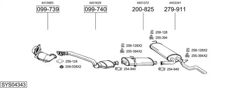 BOSAL SYS04343