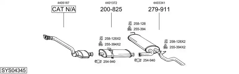 BOSAL SYS04345