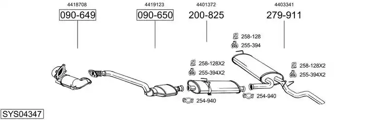 BOSAL SYS04347