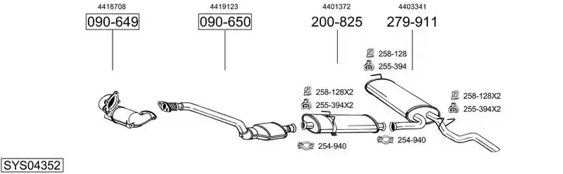 BOSAL SYS04352