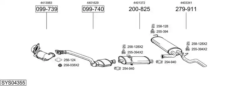 BOSAL SYS04355