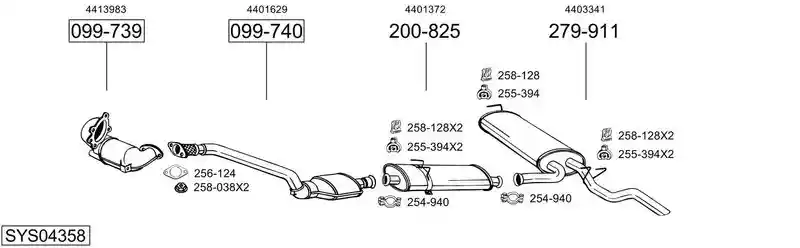 BOSAL SYS04358
