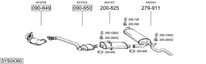 BOSAL SYS04360