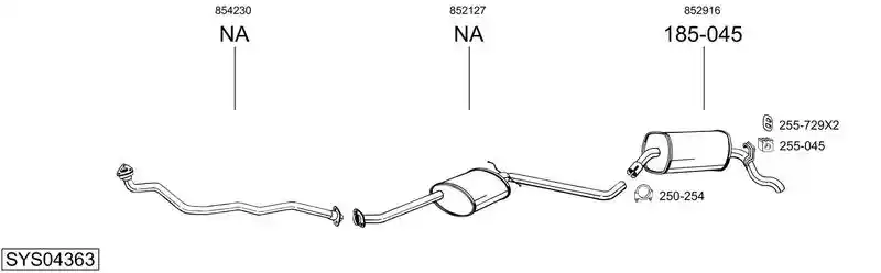 BOSAL SYS04363
