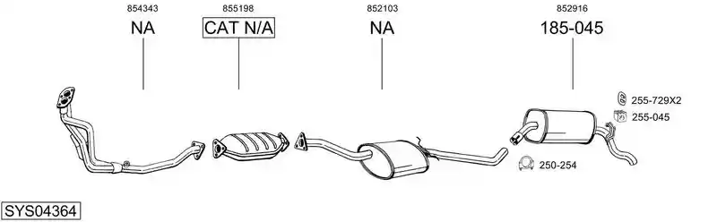 BOSAL SYS04364