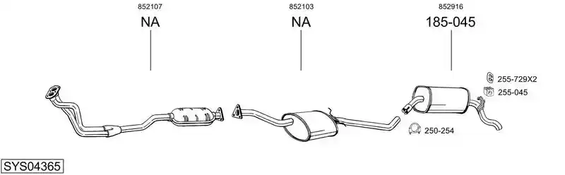 BOSAL SYS04365