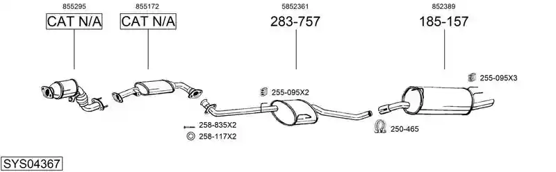 BOSAL SYS04367