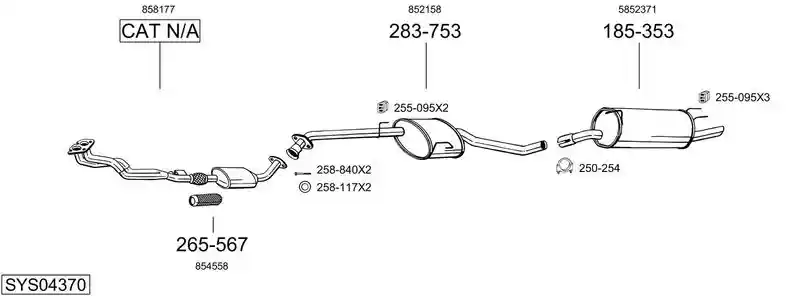 BOSAL SYS04370