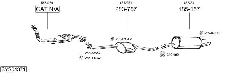 BOSAL SYS04371