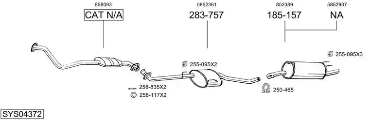 BOSAL SYS04372