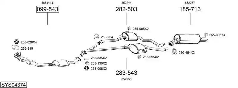 BOSAL SYS04374