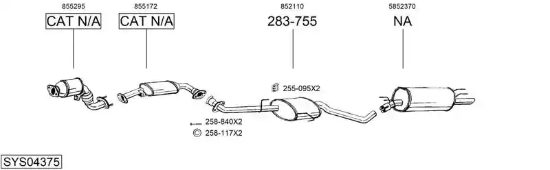 BOSAL SYS04375