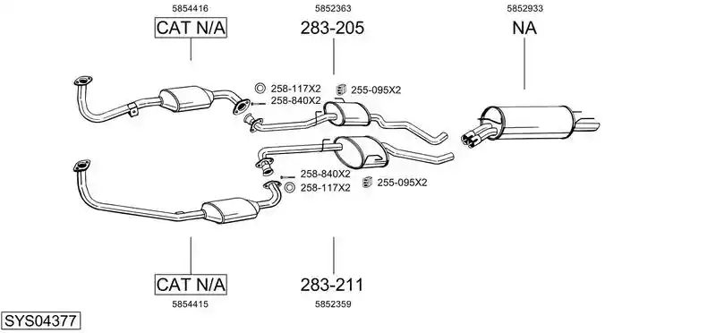 BOSAL SYS04377