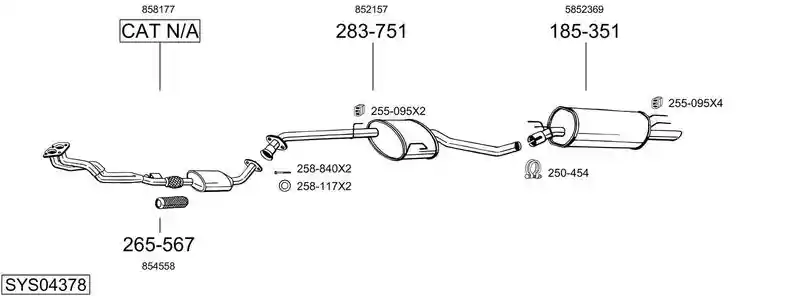 BOSAL SYS04378