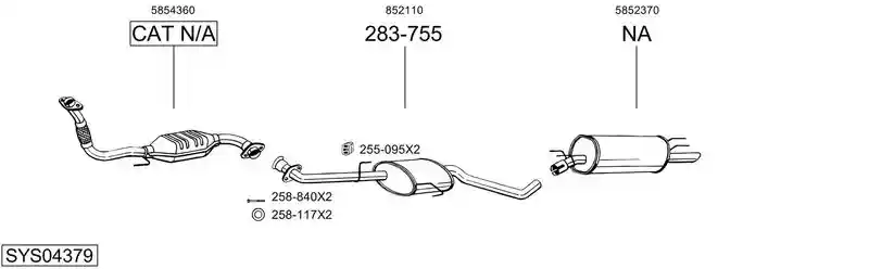 BOSAL SYS04379