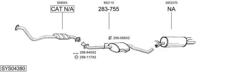 BOSAL SYS04380