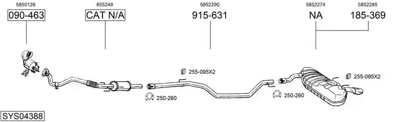 BOSAL SYS04388