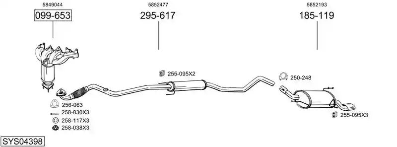 BOSAL SYS04398