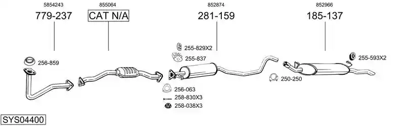 BOSAL SYS04400