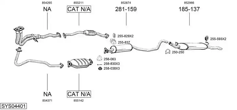 BOSAL SYS04401