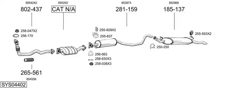 BOSAL SYS04402