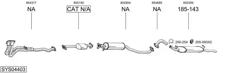 BOSAL SYS04403