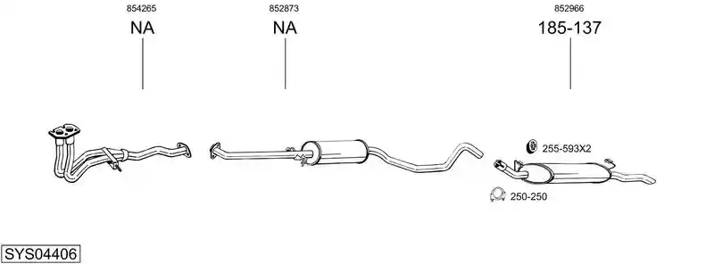 BOSAL SYS04406
