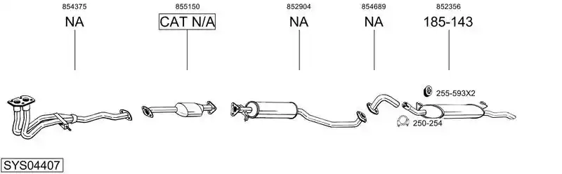 BOSAL SYS04407