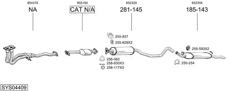 BOSAL SYS04409