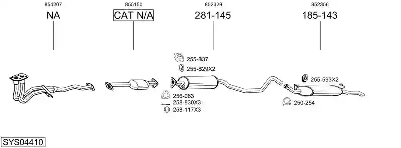 BOSAL SYS04410