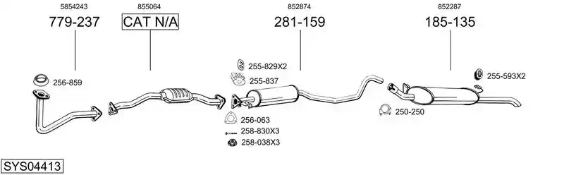 BOSAL SYS04413