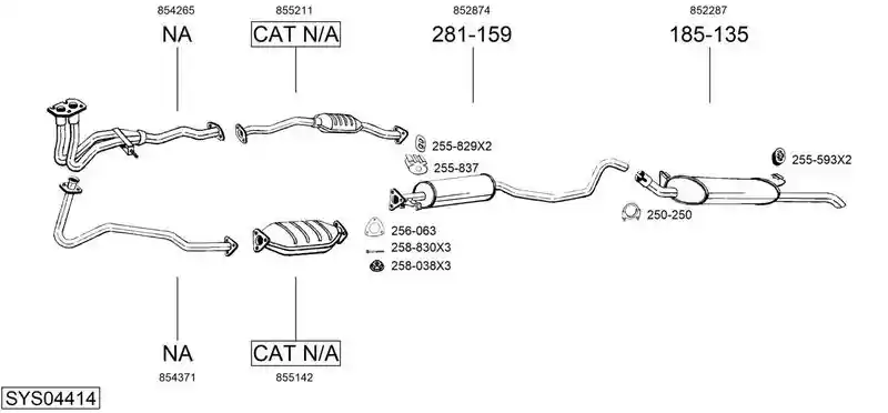BOSAL SYS04414