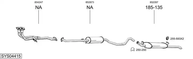 BOSAL SYS04415