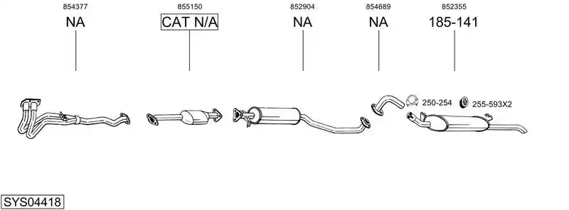 BOSAL SYS04418