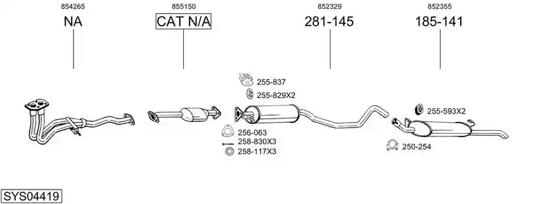 BOSAL SYS04419