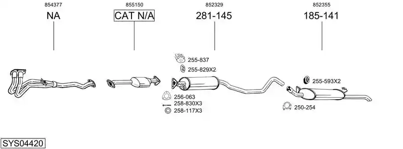 BOSAL SYS04420