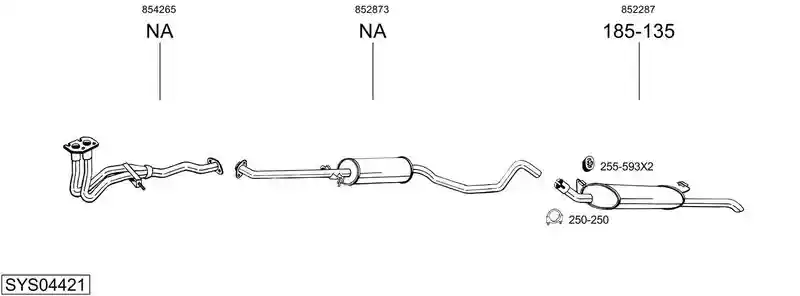 BOSAL SYS04421